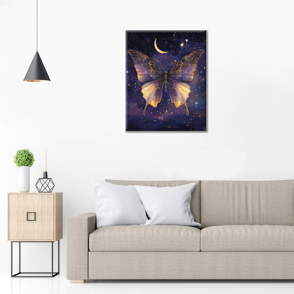 Alas bajo la Luna - Pintar por Números