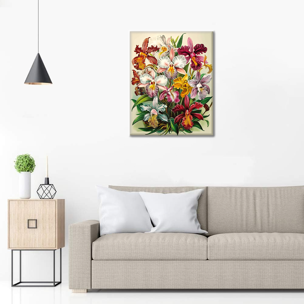 Orquídeas Reales - Pintar por Números