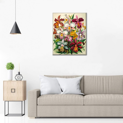 Orquídeas Reales - Pintar por Números