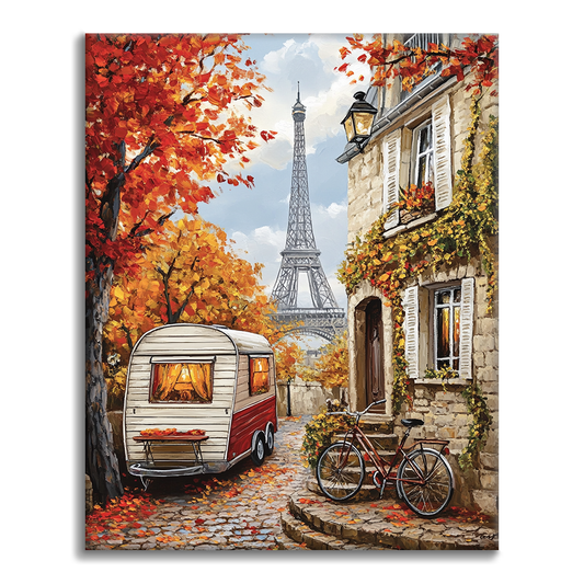 Otoño Parisino - Pintar por Números