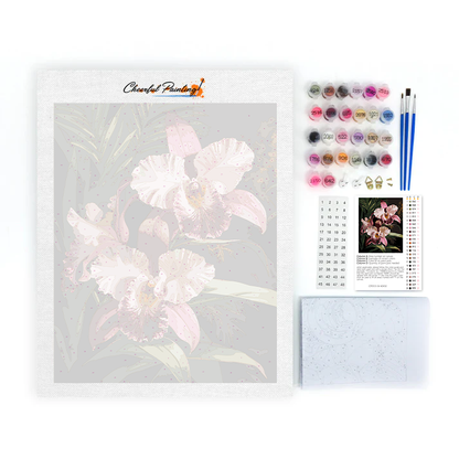 Orquídea Rosa - Pintar por Números