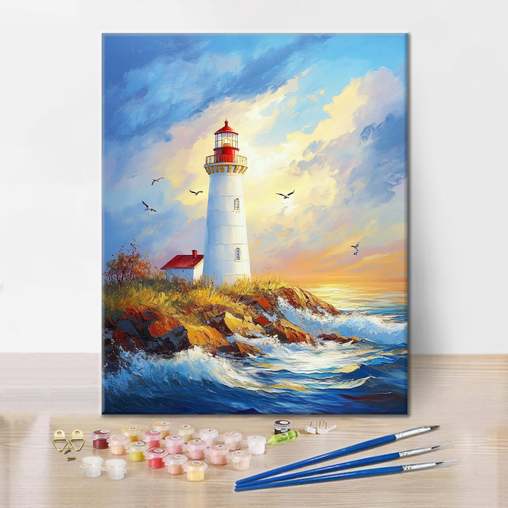 Faro Marino - Pintar por Números