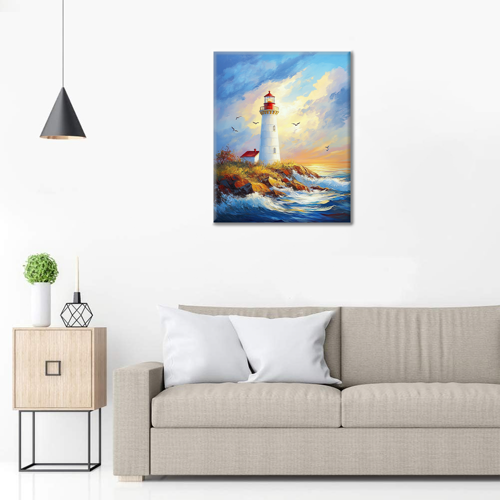 Faro Marino - Pintar por Números