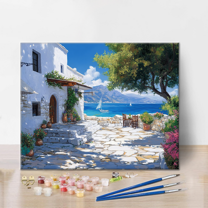 Refugio Costero - Pintar por Números