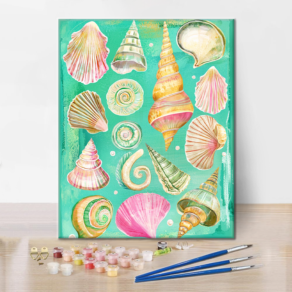 Concha y Caracol - Pintar por Números