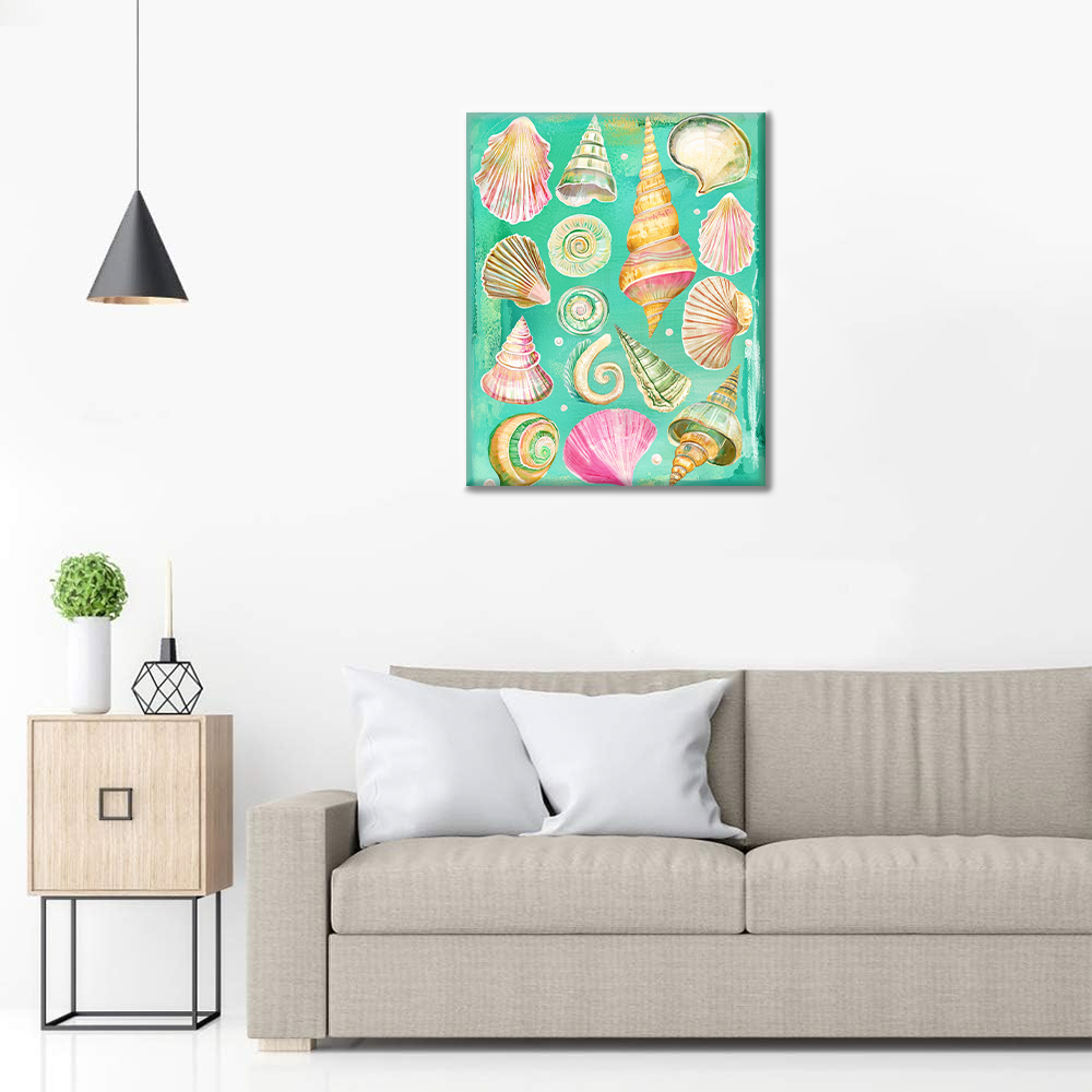 Concha y Caracol - Pintar por Números