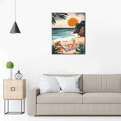 Playa Secreta - Pintar por Números