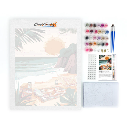Playa Secreta - Pintar por Números