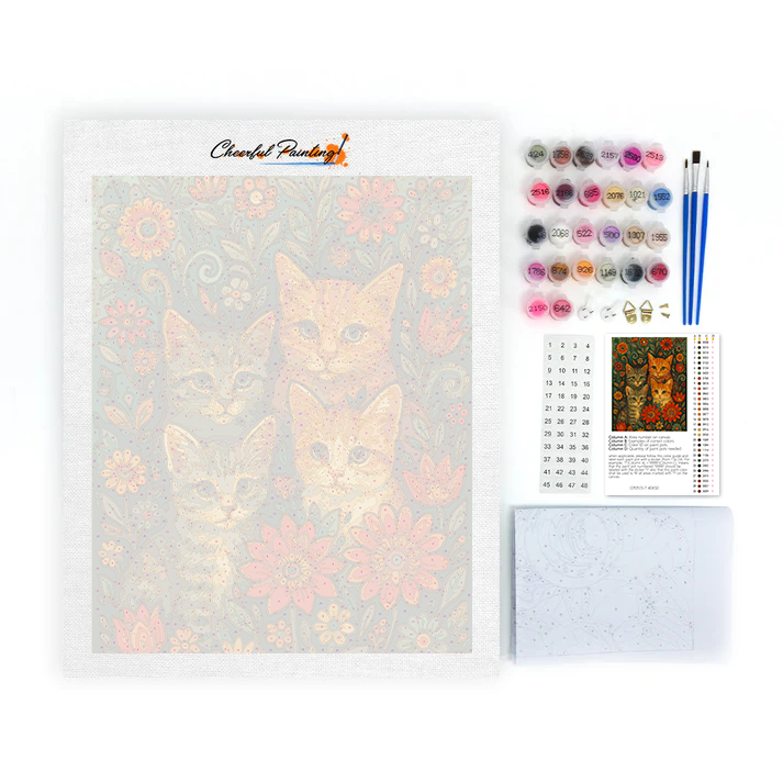 Gatos Bohemios - Pintar por Números