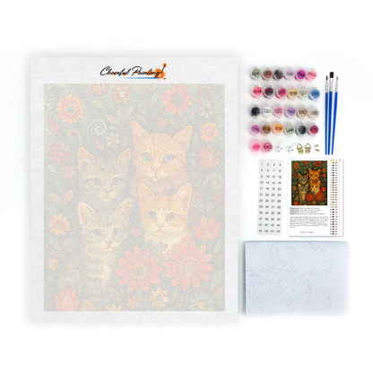 Gatos Bohemios - Pintar por Números