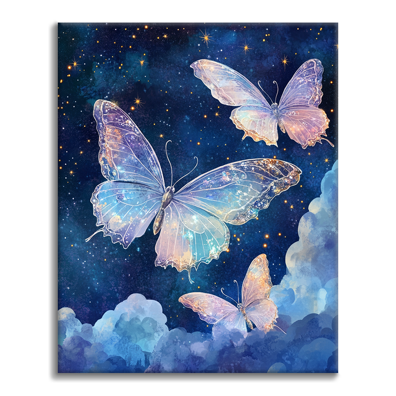 Mariposas Nocturnas - Pintar por Números