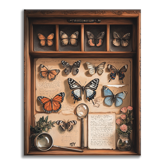 El Curador de Mariposas - Pintar por Números