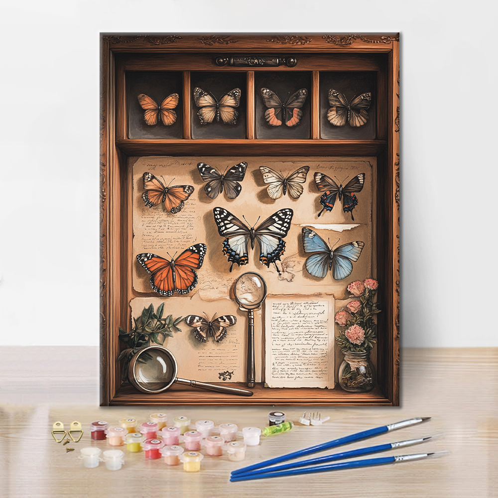 El Curador de Mariposas - Pintar por Números