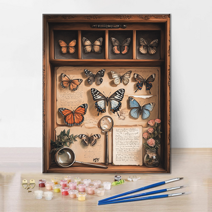 El Curador de Mariposas - Pintar por Números