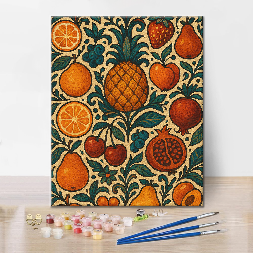 Frutas Bohemias - Pintar por Números