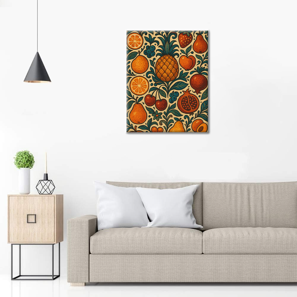 Frutas Bohemias - Pintar por Números
