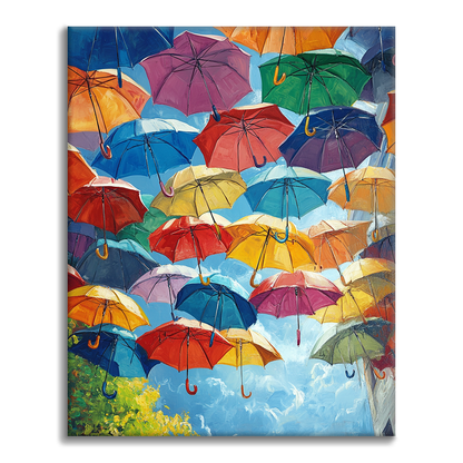 Paraguas - Pintar por Números