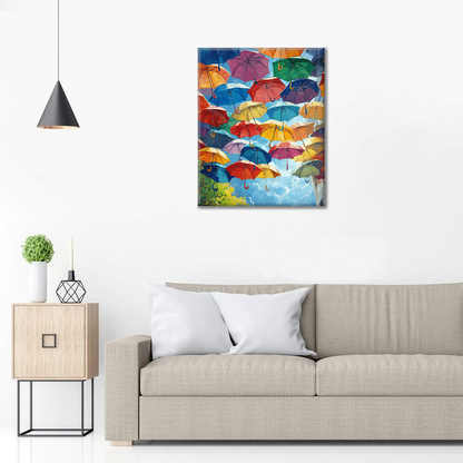 Paraguas - Pintar por Números
