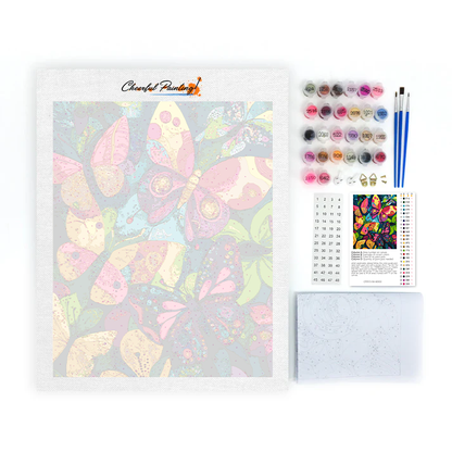 Mariposas Vibrantes - Pintar por Números