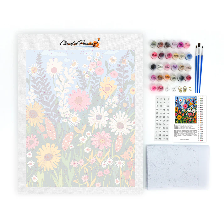 Flores Silvestres - Pintar por Números