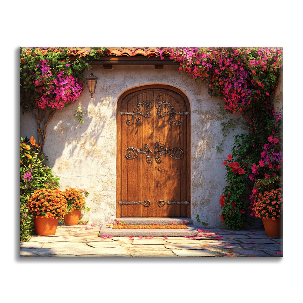Puerta de Madera - Pintar por Números