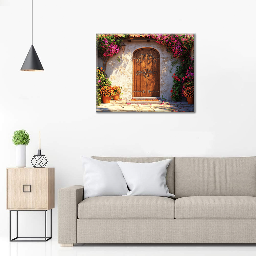Puerta de Madera - Pintar por Números
