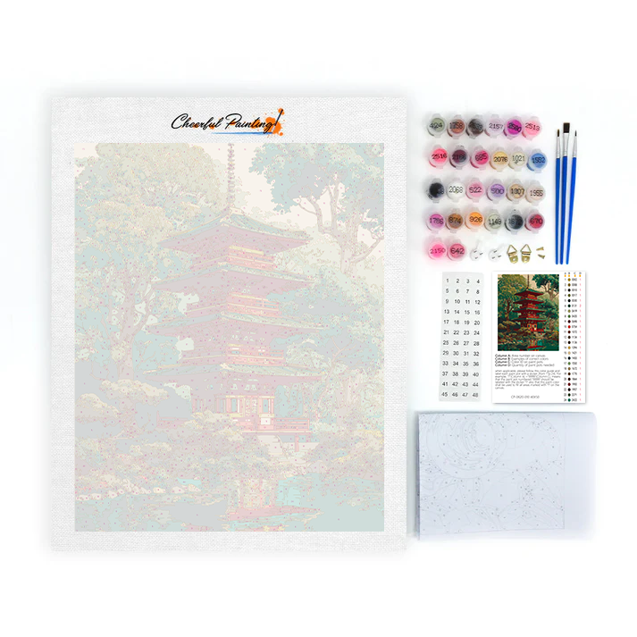 Reflejo en la Puerta de Chidori - Pintar por números