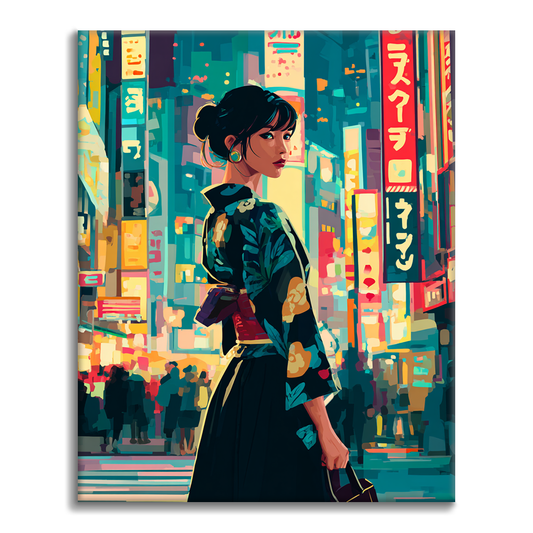 Noches de Tokio - Pintar por números
