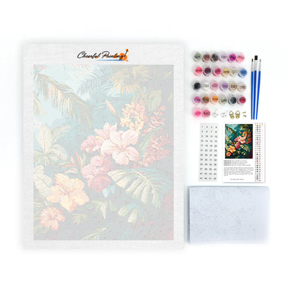 Floración tropical - Pintar por números