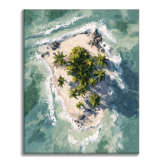 Isla Tropical - Pintar por números