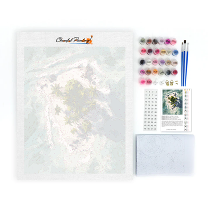 Isla Tropical - Pintar por números