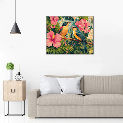 Paraíso tropical - Pintar por números