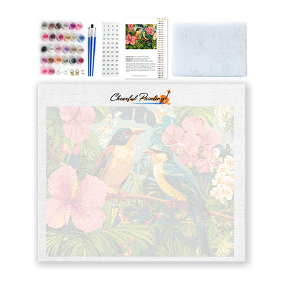 Paraíso tropical - Pintar por números