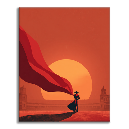 Plaza de Toros Crepúsculo - Pintar por números