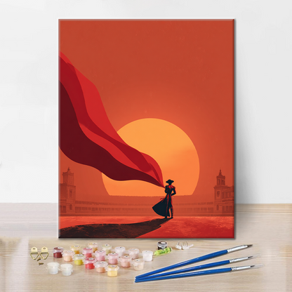 Plaza de Toros Crepúsculo - Pintar por números