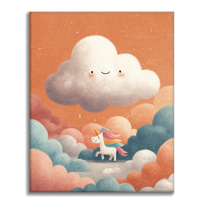La búsqueda del sueño del unicornio - Pintar por números