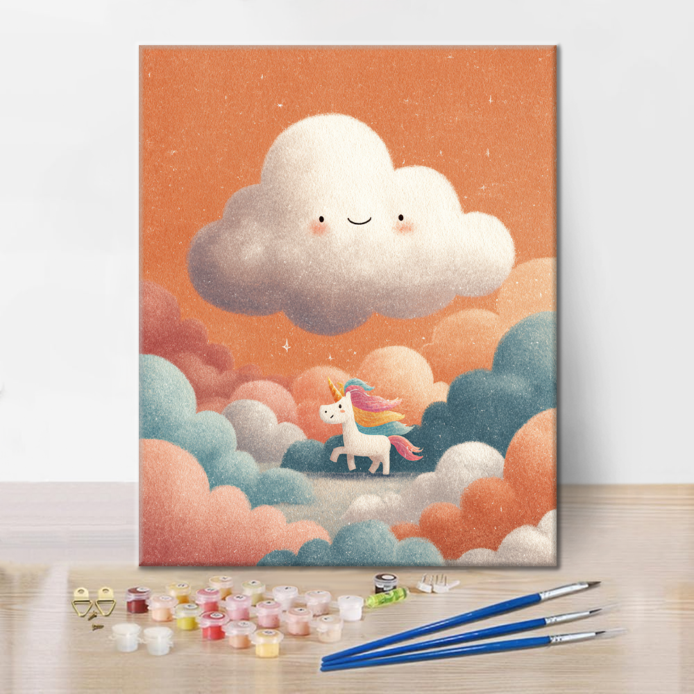 La búsqueda del sueño del unicornio - Pintar por números