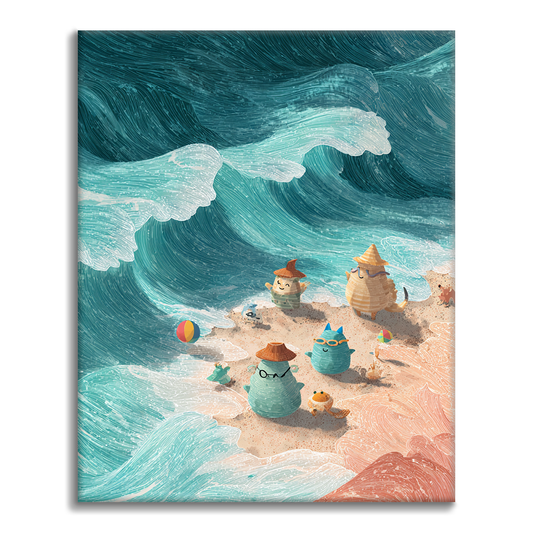 Olas de Maravilla - Pintar por números
