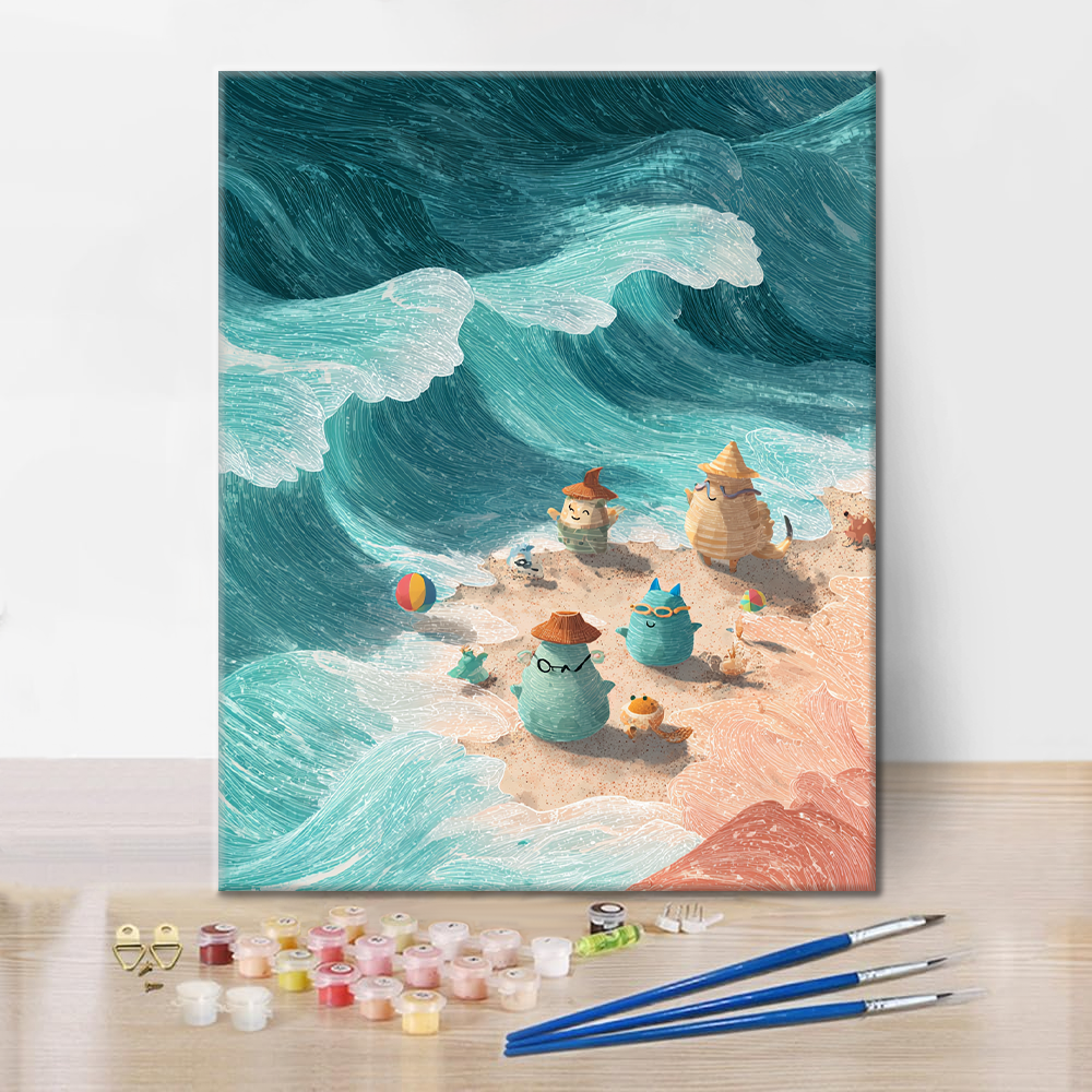 Olas de Maravilla - Pintar por números