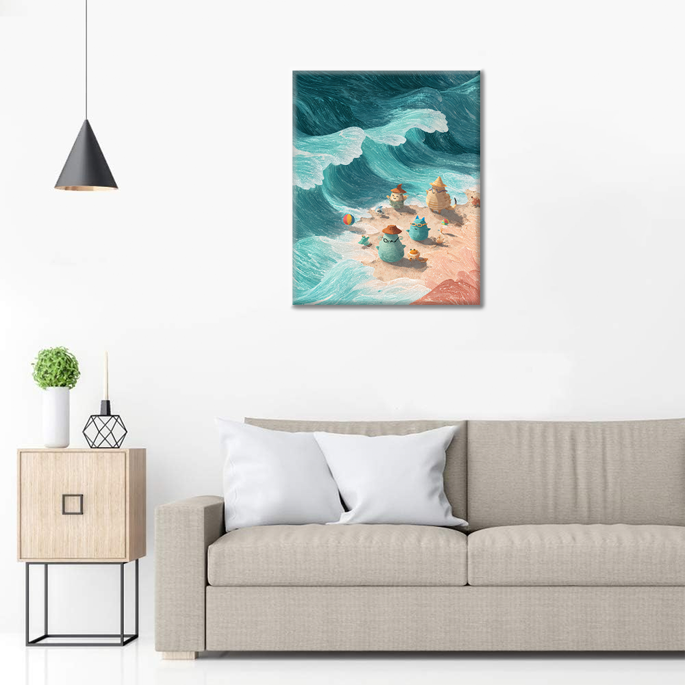 Olas de Maravilla - Pintar por números