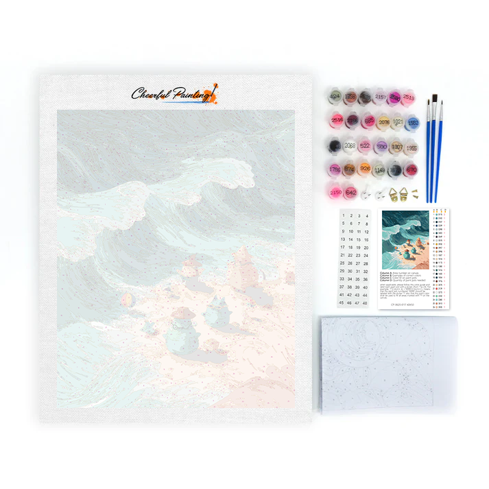 Olas de Maravilla - Pintar por números
