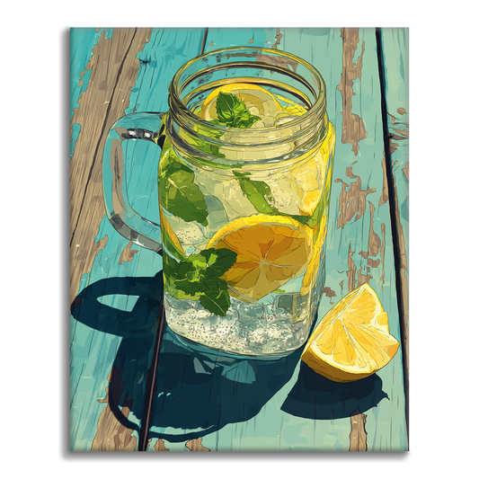 Limonada helada - Pintar por números