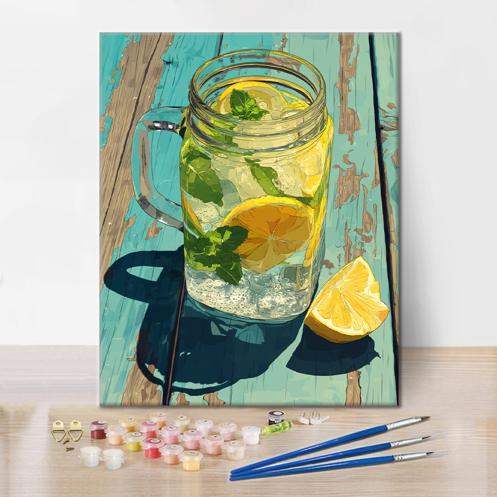 Limonada helada - Pintar por números