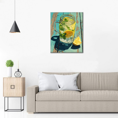 Limonada helada - Pintar por números