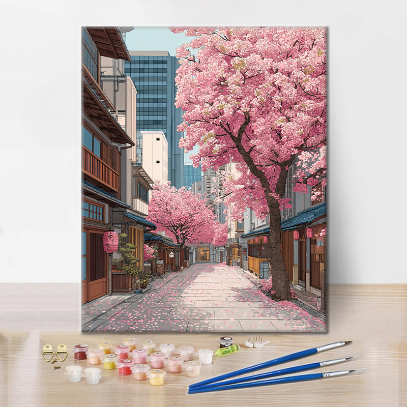 Brisa de Yokohama - Pintar por números