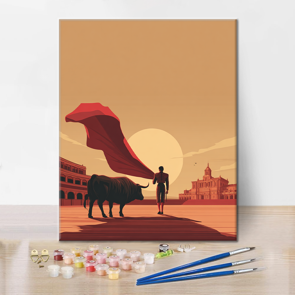 Pasos de baile contra la muerte - Pintar por números
