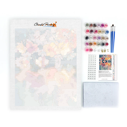 Flores de ensueño sobre el agua - Pintar por números