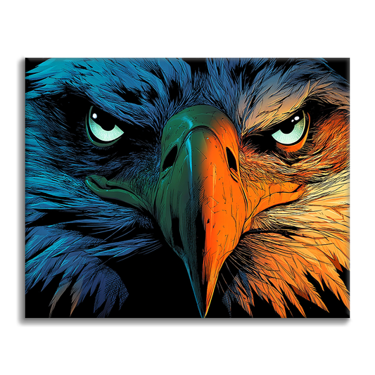 águila - Pintar por números