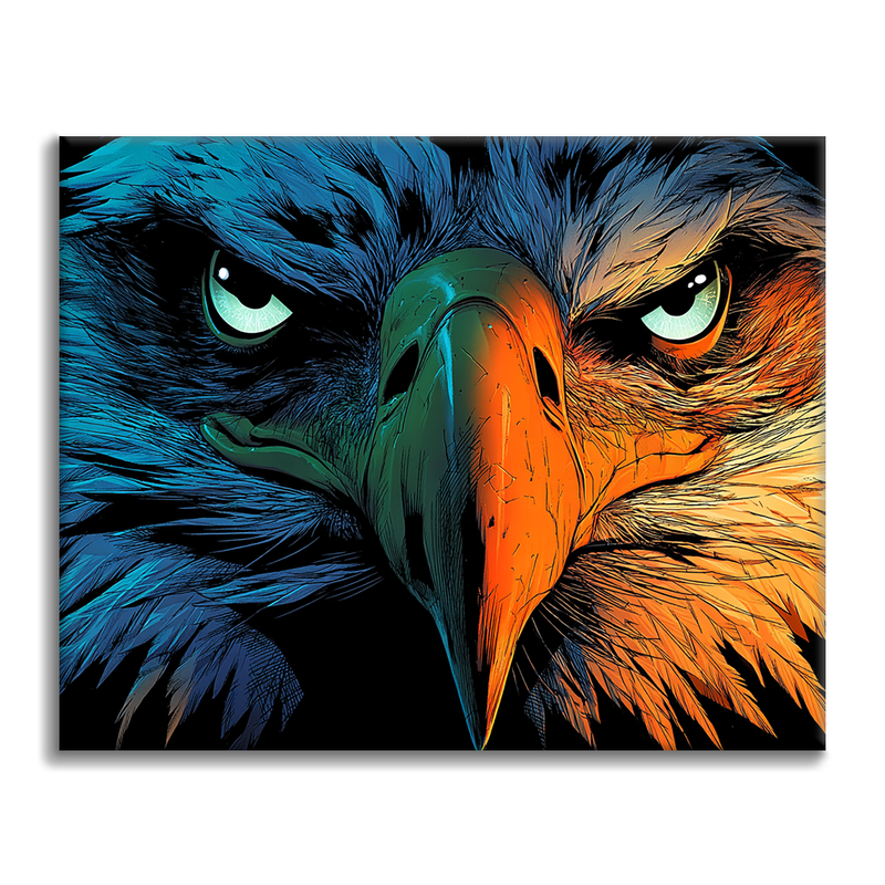 águila - Pintar por números