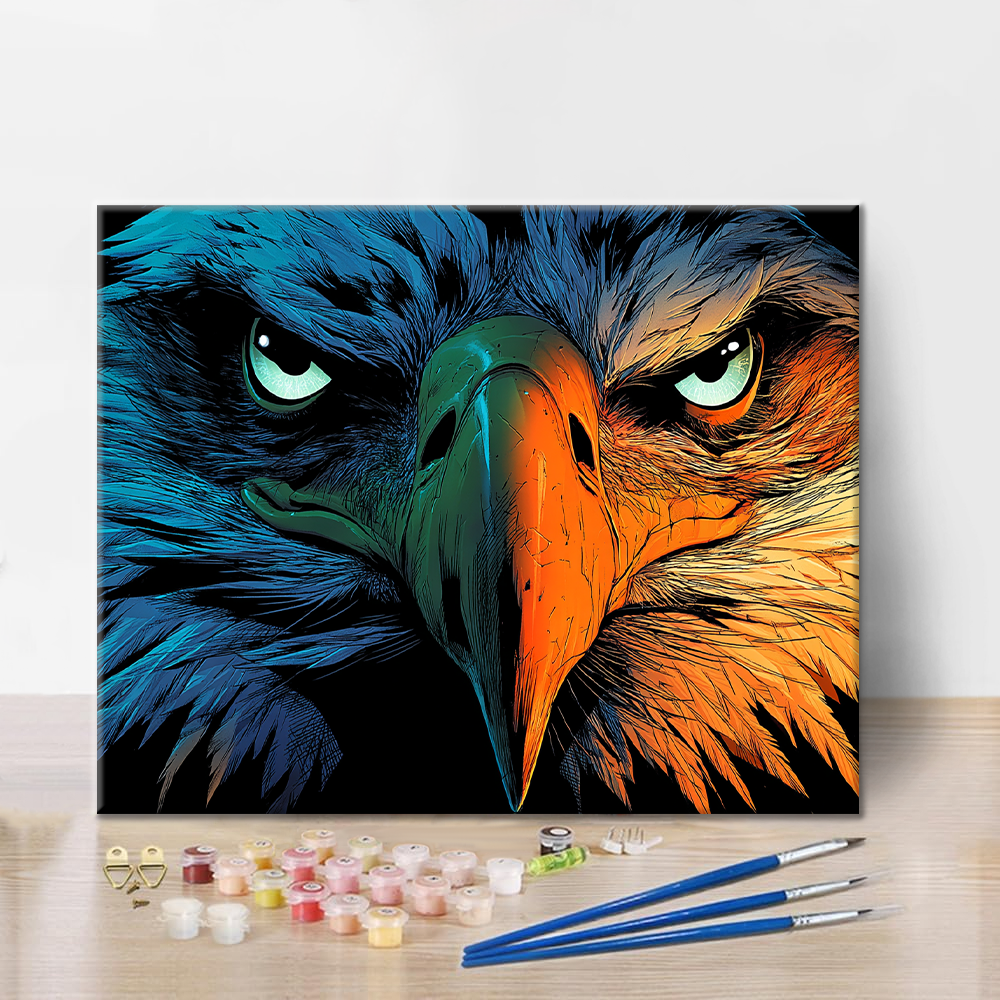 águila - Pintar por números